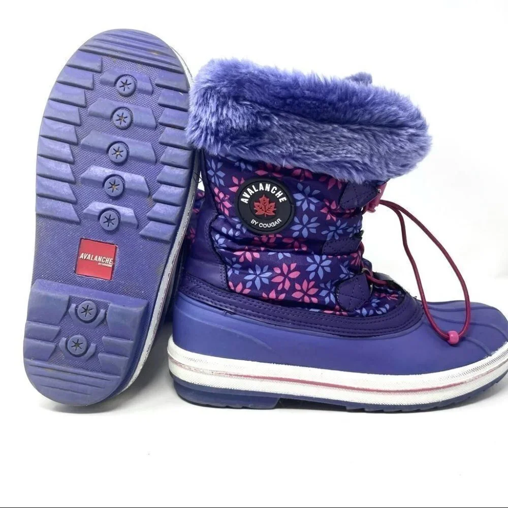 ** Avalanche By Cougar Angie Girls Snow Boots Size 4